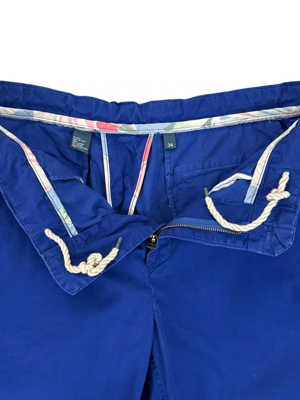 Vintage 90s Polo Ralph Lauren Royal Blue Swim Hybrid Shorts Mens 34